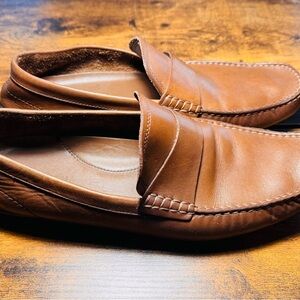 Banana Republic Factory Tan Leather Loafers